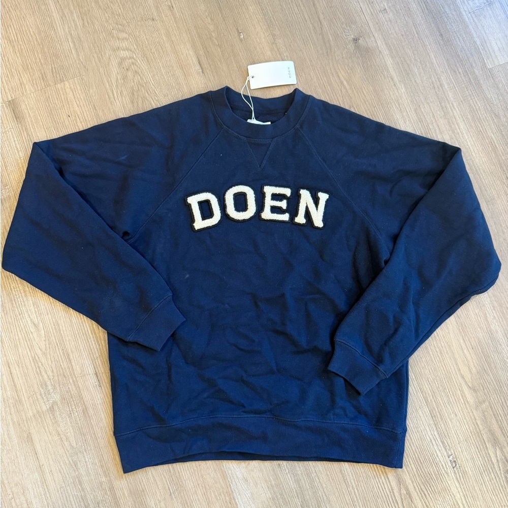 Dôen Navy Varsity Sweatshirt